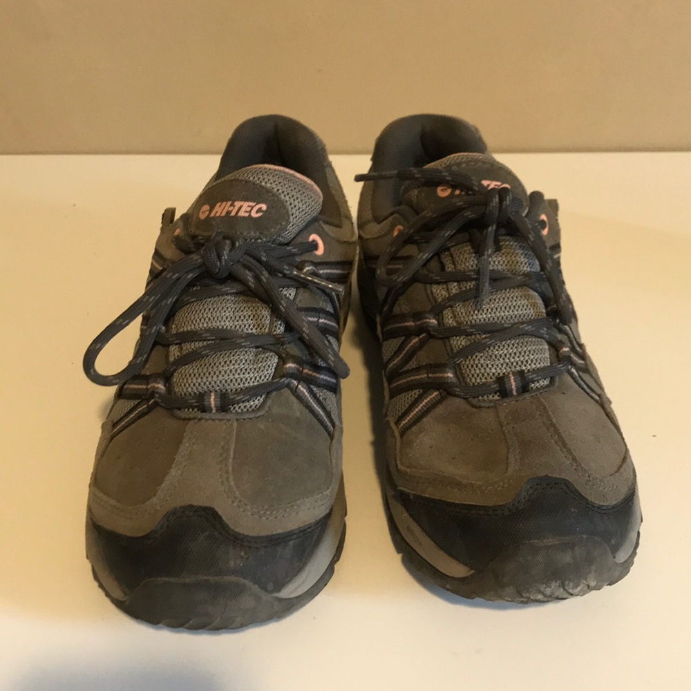 Grey Hi-Tec hiking boots